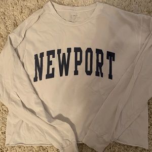 White Newport Long Sleeve